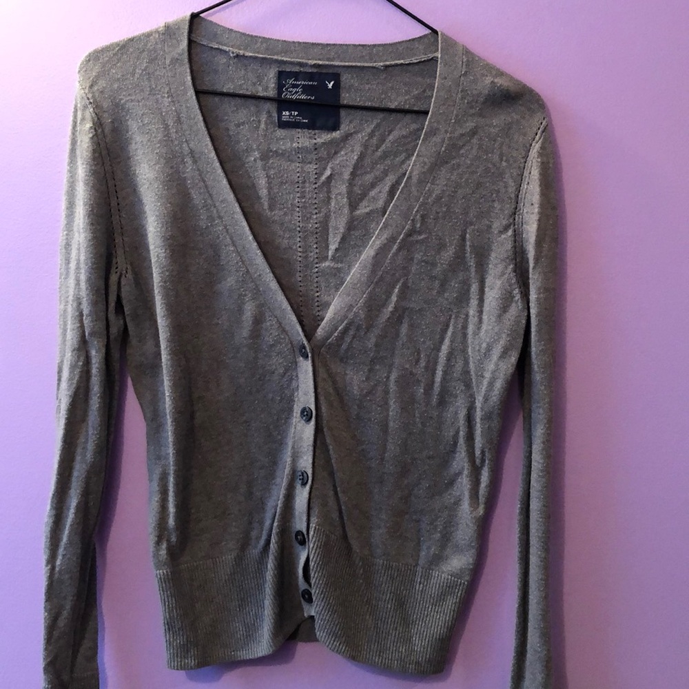 AE button cardigan